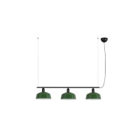 Подвесной светильник Faro 20338-149 Tatawin Pendant Lamp Lin. Shade Metal M Green 3xE2