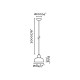 Подвесной светильник Faro 20339-117 Tatawin S Black pendant lamp