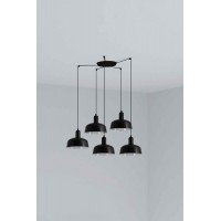 Люстра - Faro 20340-117-5L Tatawin S 5L Black pendant lamp