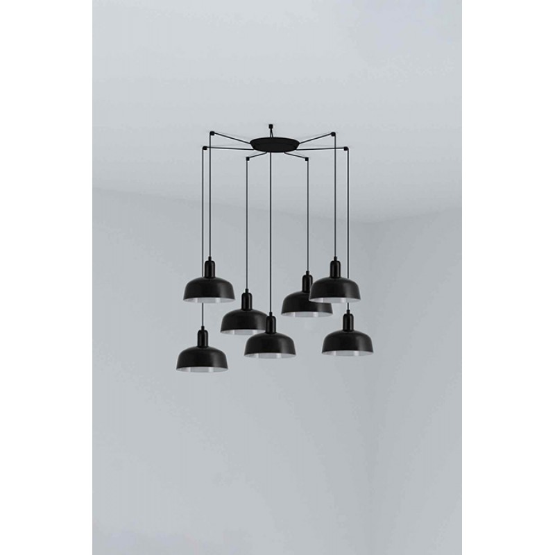 Люстра - Faro 20340-117-7L Tatawin S 7L Black pendant lamp