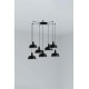 Люстра - Faro 20340-117-7L Tatawin S 7L Black pendant lamp