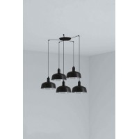 Люстра - Faro 20340-120-5L Tatawin M 5L Black pendant lamp