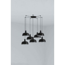 Люстра - Faro 20340-120-7L Tatawin M 7L Black pendant lamp