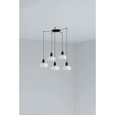 Люстра - Faro 20340-140-5L Tatawin Pendant Lamp Shade Metal S White 5xE27
