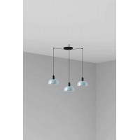 Люстра Faro 20340-142-3L Tatawin Pendant Lamp Scr. Metal S Blue Grayish 3xE