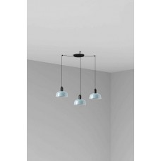 Люстра - Faro 20340-142-3L Tatawin Pendant Lamp Scr. Metal S Blue Grayish 3xE