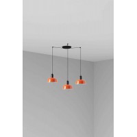 Люстра - Faro 20340-143-3L Tatawin Pendant Lamp Scr. Metal S Orange Red. 3xE2