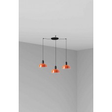 Люстра - Faro 20340-143-3L Tatawin Pendant Lamp Scr. Metal S Orange Red. 3xE2