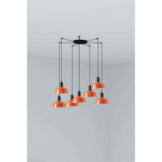 Люстра - Faro 20340-143-7L Tatawin Pendant Lamp Scr. Metal S Orange Red. 7xE2