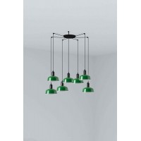 Люстра Faro 20340-144-7L Tatawin Pendant Lamp Shade Metal S Green 7xE27