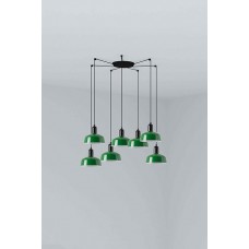 Люстра - Faro 20340-144-7L Tatawin Pendant Lamp Shade Metal S Green 7xE27