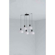 Люстра - Faro 20340-145-5L Tatawin Pendant Lamp Shade Metal M White 5xE27