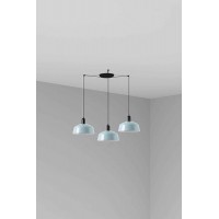 Люстра - Faro 20340-147-3L Tatawin Pendant Lamp Scr. Metal M Blue Grayish 3xE