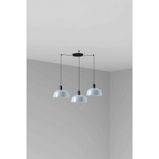 Люстра - Faro 20340-147-3L Tatawin Pendant Lamp Scr. Metal M Blue Grayish 3xE