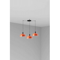 Люстра Faro 20340-148-3L Tatawin Pendant Lamp Scr. Metal M Orange Red. 3xE2