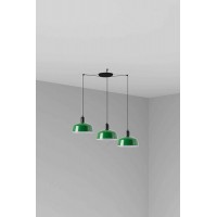 Люстра - Faro 20340-149-3L Tatawin Pendant Lamp Shade Metal M Green 3xE27