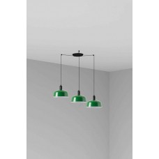 Люстра - Faro 20340-149-3L Tatawin Pendant Lamp Shade Metal M Green 3xE27