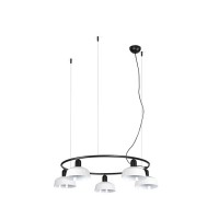 Люстра - Faro 20343-140-5L Tatawin Pendant Lamp Cir. SCR. Metal S White 5xE27