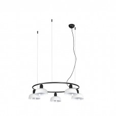 Люстра - Faro 20343-140-5L Tatawin Pendant Lamp Cir. SCR. Metal S White 5xE27
