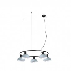 Люстра - Faro 20343-142-5L Tatawin Pendant Lamp Cir. Pant.metal S Blue Gris.5