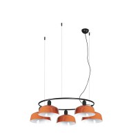Люстра - Faro 20343-148-5L Tatawin Pendant Lamp Cir. Pant.met. M Orng Roj.5xE