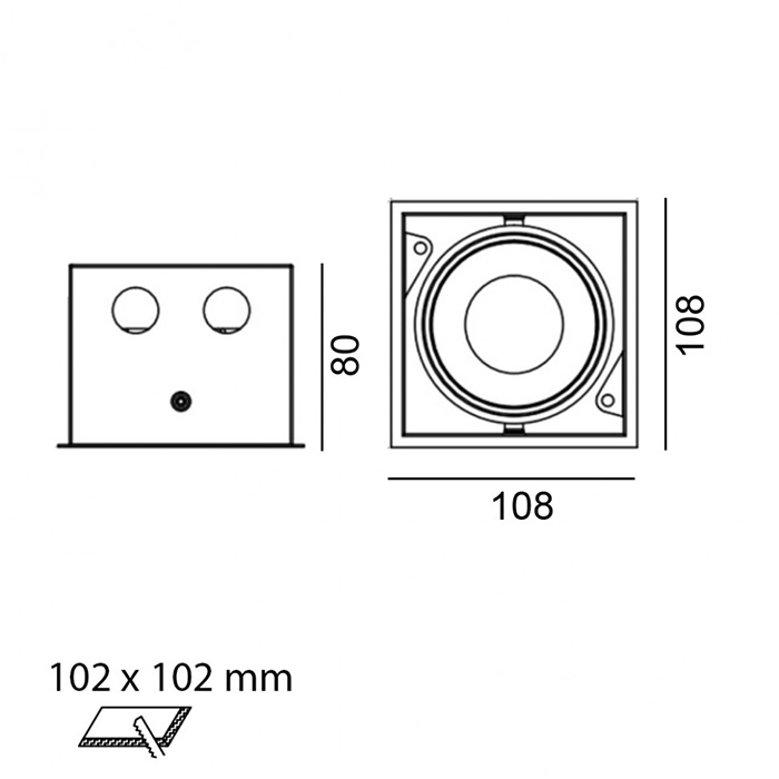Точечный светильник LTX 01.6100.13.940.WHW Kardan 1, 9 Вт, 924 лм, 4000K