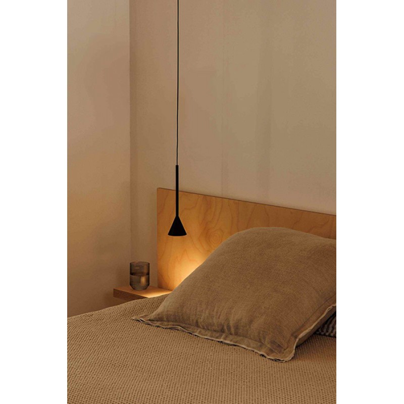 Подвесной светильник Faro 22032 Anna Pendant Black LED 6W 2700K, 6 Вт, 205 лм, 2700K