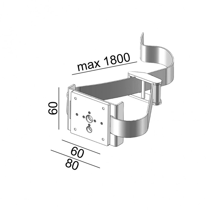 Кутове настінне кріплення LTX 08.30.1112.BELT