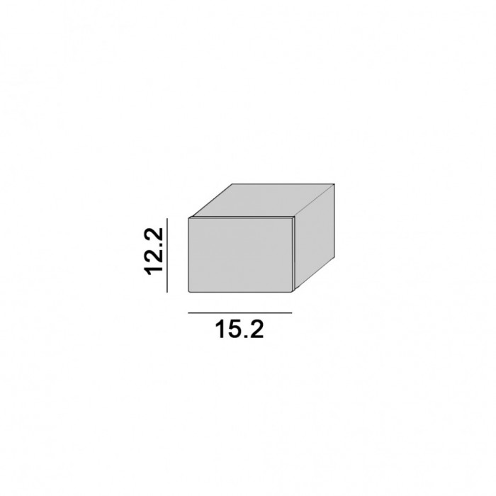 Комплект заглушек PROFILE W&T IN, 2шт (12.1417.WT.IN.EC)