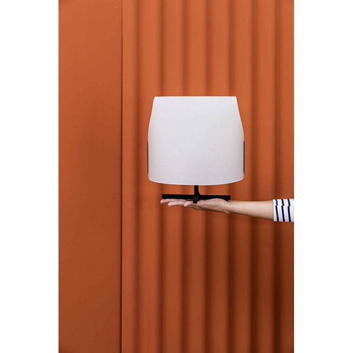 Настольная лампа Faro 23001-57 LUANG S Black/beige table lamp