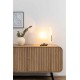 Настольная лампа Faro 23002-57 LUANG M Black/beige table lamp