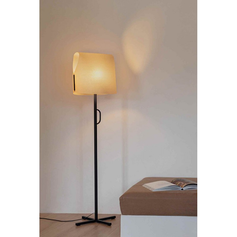 Торшер Faro 23003-60 LUANG Black/camel floor lamp