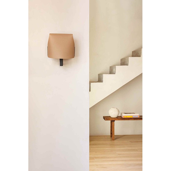 Бра - Faro 23004-58 LUANG Black/camel wall lamp