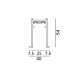 Трек встроенный с рамкой IN_LINE TRACK T, L3000mm, W40mm, H54mm, черный (06.T300.BK)