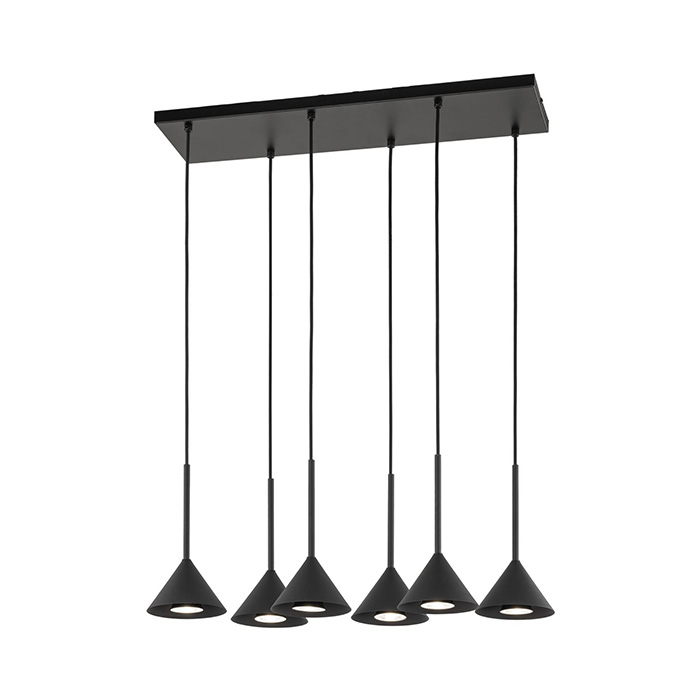 Подвесной светильник TK Lighting 10306 Cono Black Mini 6