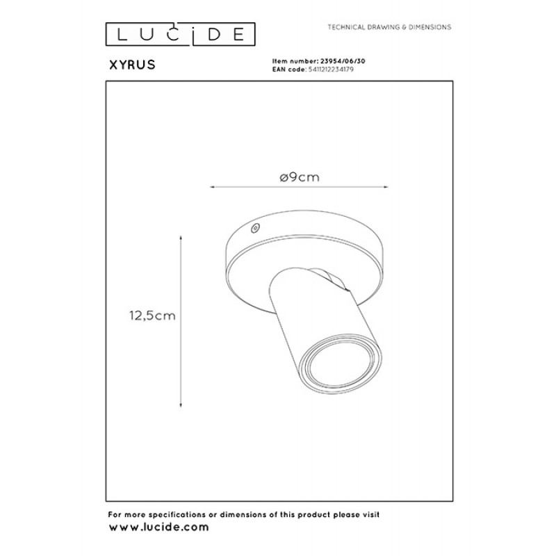 Спот Lucide 23954/06/30 Xyrus