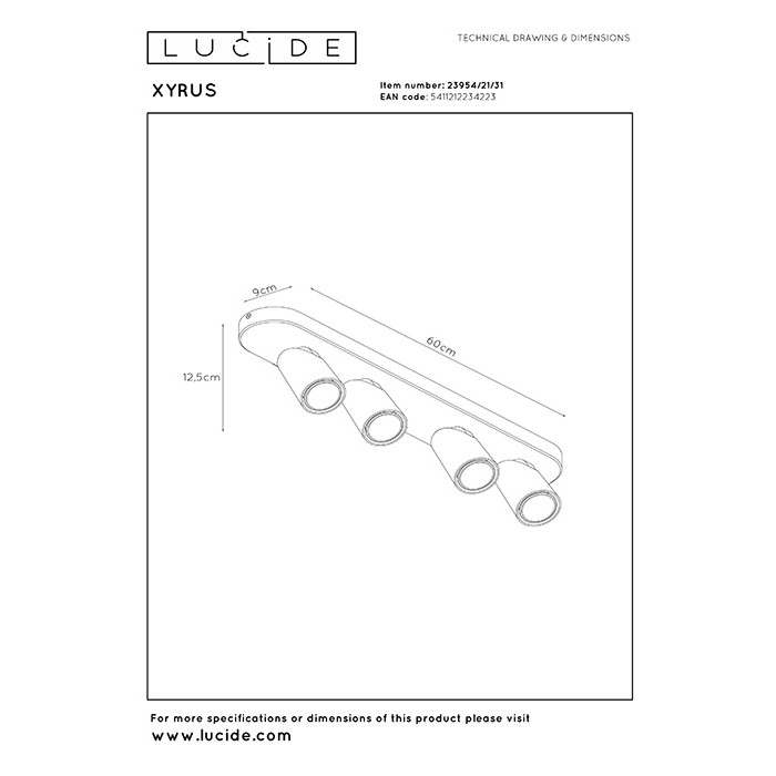 Спот - Lucide 23954/21/31 Xyrus Спот - Lucide 23954/21/31 Xyrus