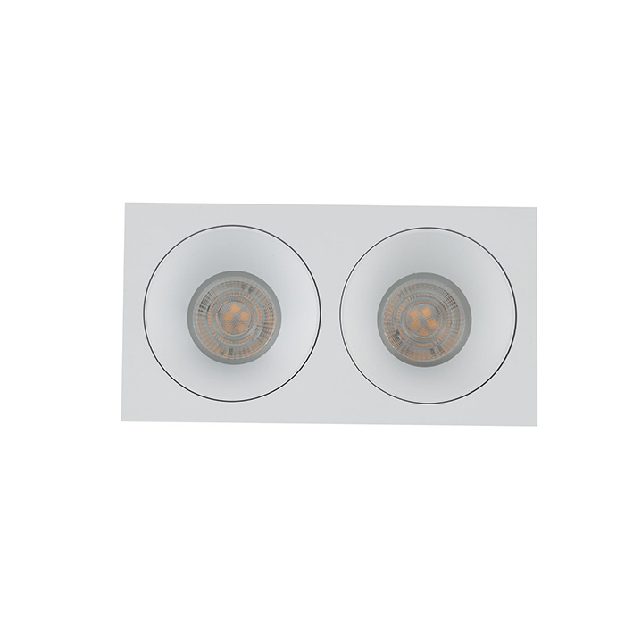 Точечный светильник TK Lighting 10580 Prisma Duo GU10 2x10W IP65 белый