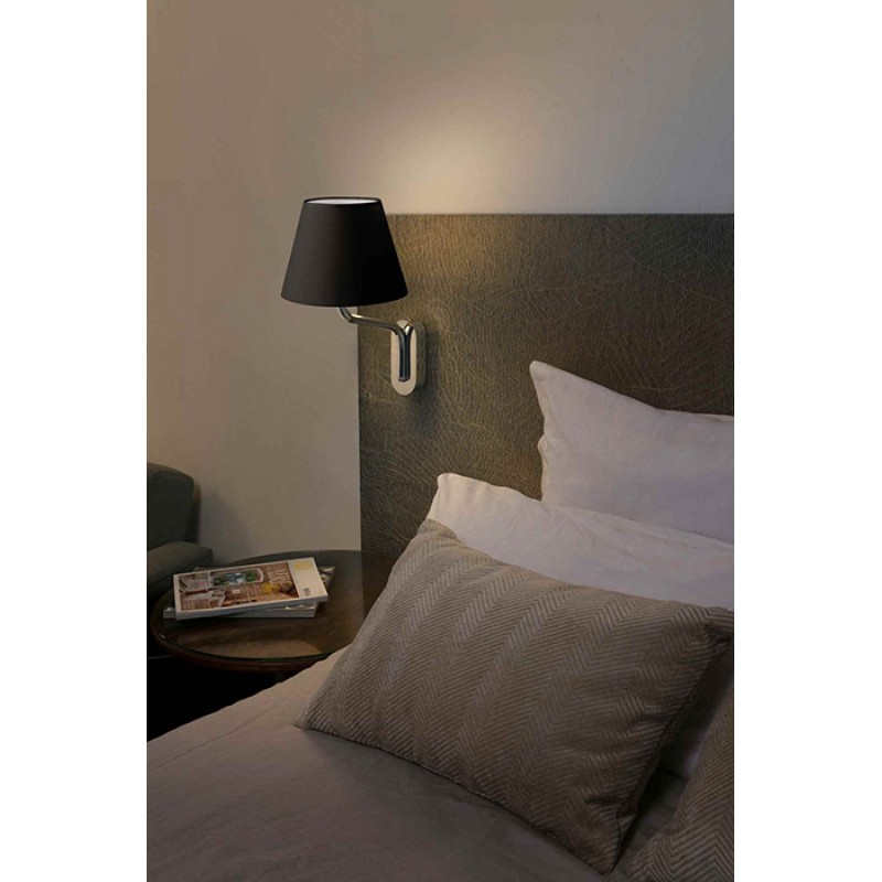 Бра - Faro 24005-12 Eterna Chrome/black wall lamp