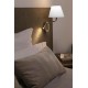 Бра - Faro 24006-10 Eterna Right chrome/white table lamp with reader