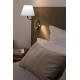 Бра - Faro 24007-10 Eterna Left chrome/white table lamp with reader