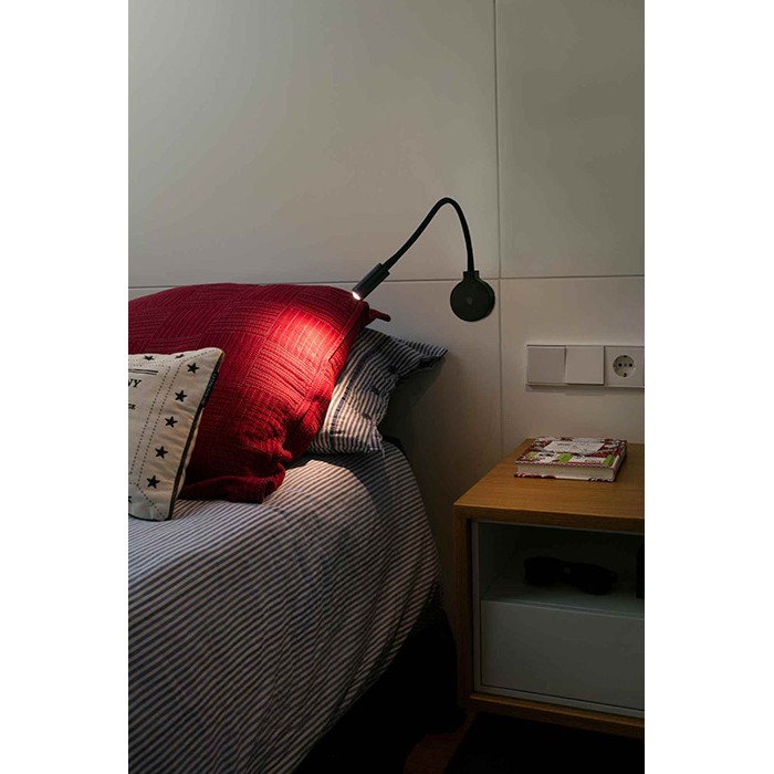 Бра - Faro 24016 PIXIE Black wall lamp, 2 Вт, 90 лм, 2700K