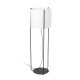 Торшер - Faro 24023-33 DRUM Black/beige floor lamp
