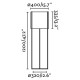 Торшер - Faro 24023-34 Drum Black/grey floor lamp