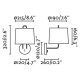 Бра - Faro 24030-02 MONTREAL White/beige wall lamp