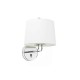 Бра - Faro 24031-01 MONTREAL Chrome/white wall lamp