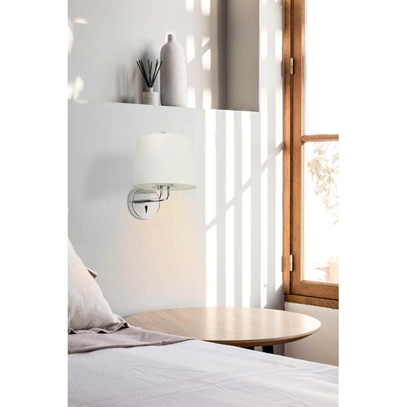 Бра - Faro 24031-01 MONTREAL Chrome/white wall lamp