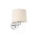 Бра - Faro 24031-02 MONTREAL Chrome/beige wall lamp