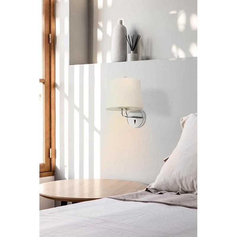 Бра - Faro 24031-02 MONTREAL Chrome/beige wall lamp