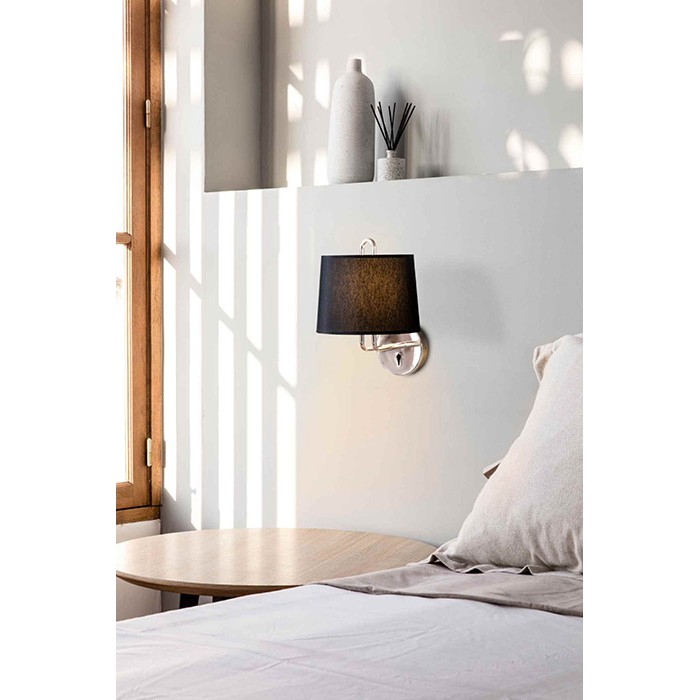 Бра - Faro 24031-03 MONTREAL Chrome/black wall lamp
